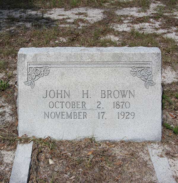 John H. Brown Gravestone Photo