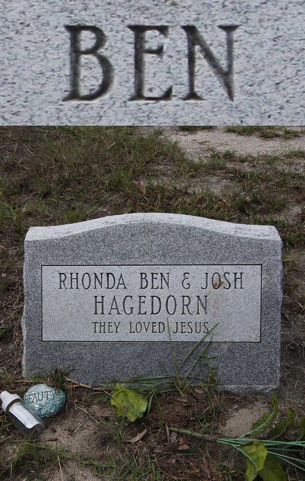 Ben Hagedorn Gravestone Photo