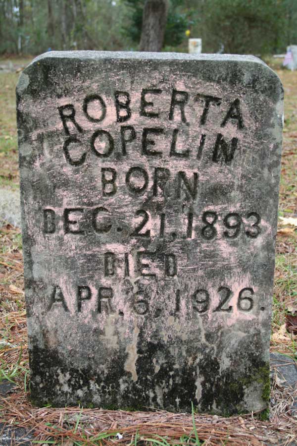 Roberta Copelin Gravestone Photo