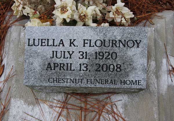 Luella K. Flournoy Gravestone Photo
