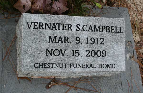 Vernater S. Campbell Gravestone Photo