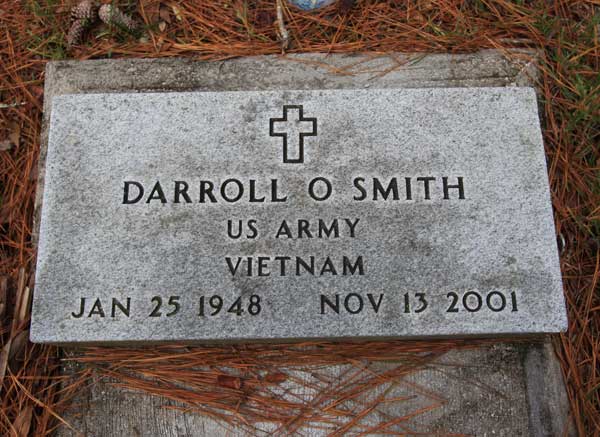 Darroll O. Smith Gravestone Photo