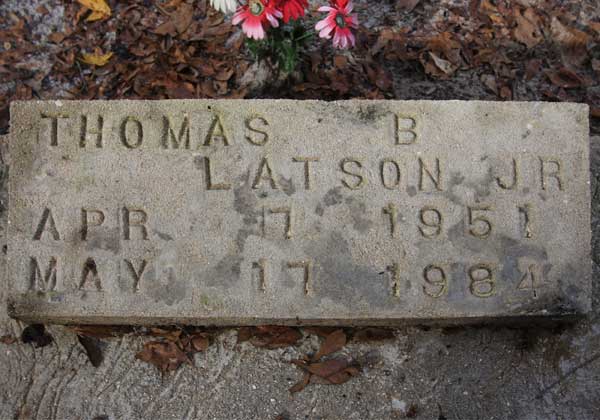 Thomas B. Latson Gravestone Photo