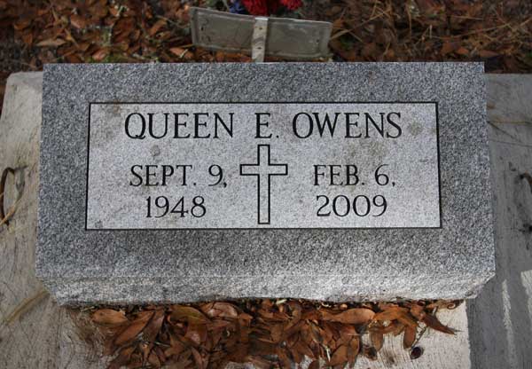 Queen E. Owens Gravestone Photo
