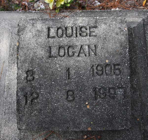 Louise Logan Gravestone Photo