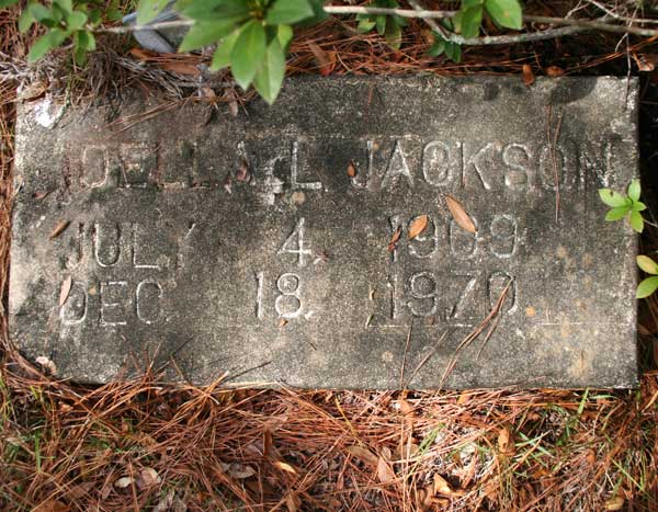 Della L. Jackson Gravestone Photo