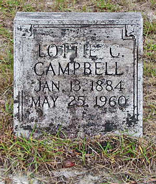 Lottie C. Campbell Gravestone Photo
