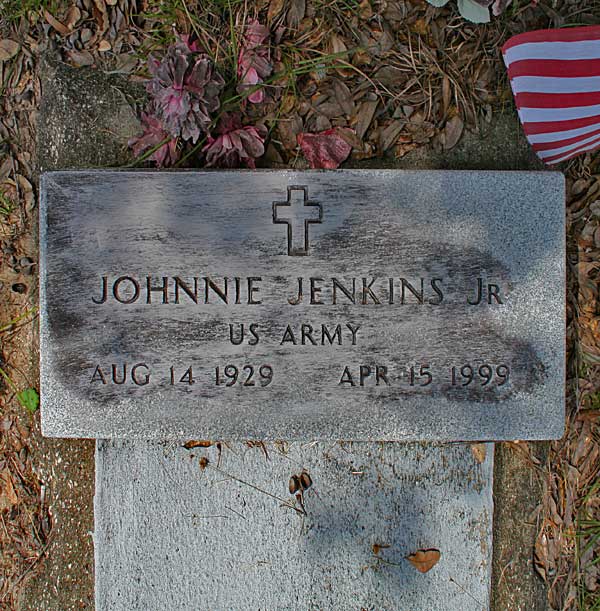 Johnnie Jenkins Gravestone Photo