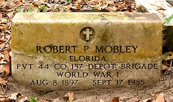 Robert P. Mobley Gravestone Photo