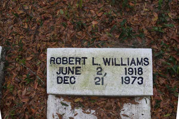 Robert L. Williams Gravestone Photo