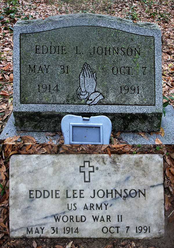 Eddie Lee Johnson Gravestone Photo