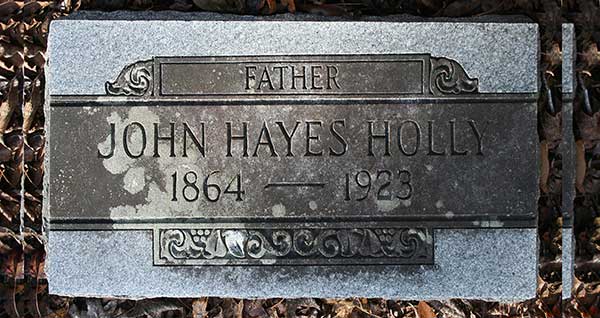 John Hayes Holly Gravestone Photo