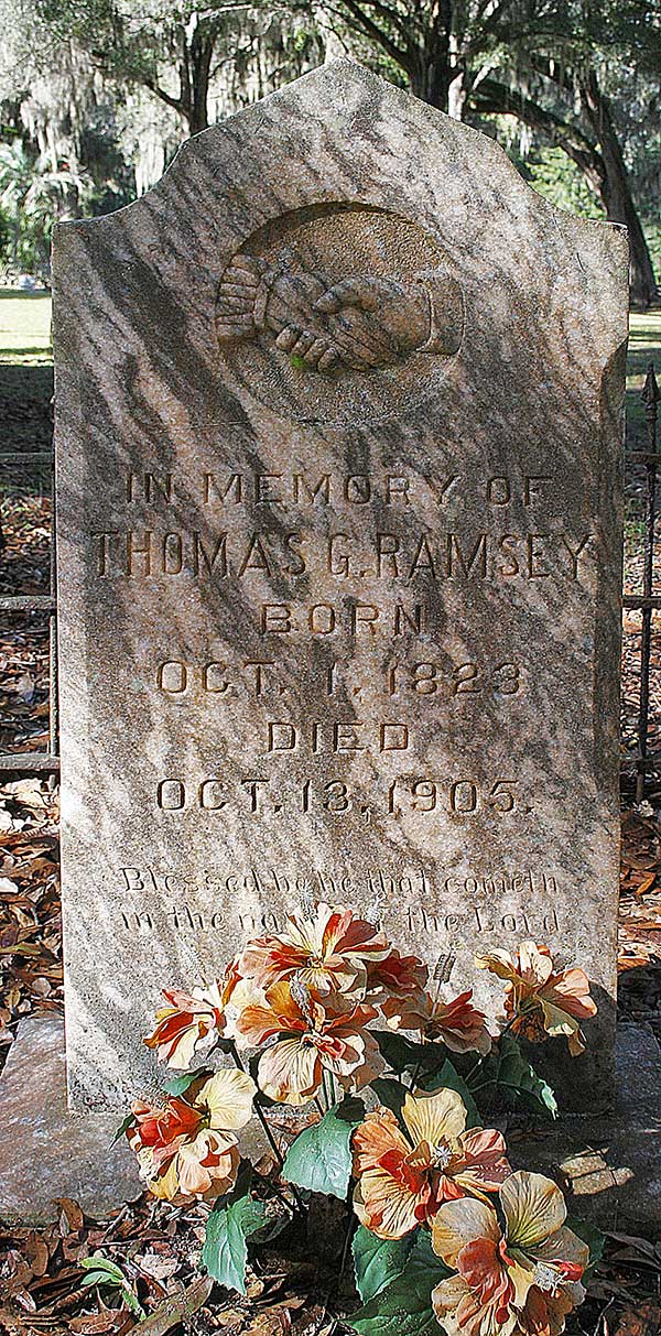 Thomas G. Ramsey Gravestone Photo