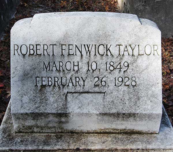 Robert Fenwick Taylor Gravestone Photo