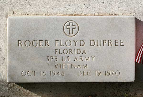 Roger Floyd Dupree Gravestone Photo