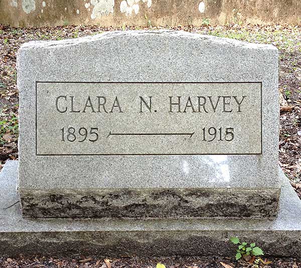 Clara N. Harvey Gravestone Photo