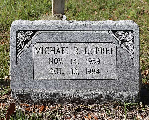 Michael R. DuPree Gravestone Photo