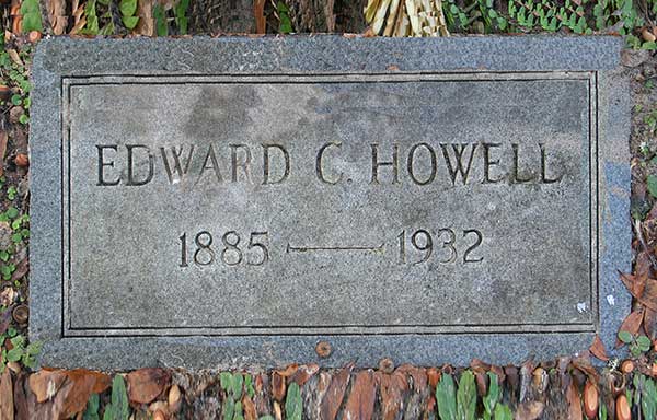 Edward C, Howell Gravestone Photo
