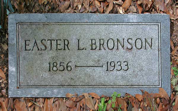 Easter L. Bronson  Gravestone Photo