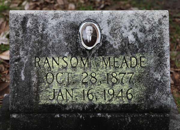 Ransom Meade Gravestone Photo