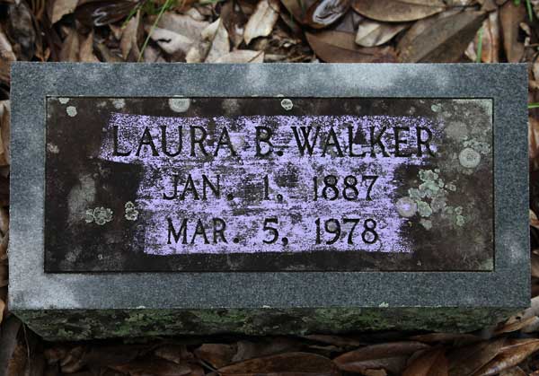 Laura B. Walker Gravestone Photo