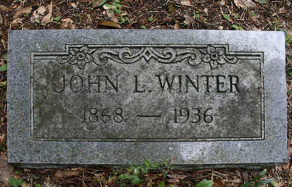 John L. Winter Gravestone Photo