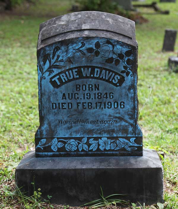 True W. Davis Gravestone Photo