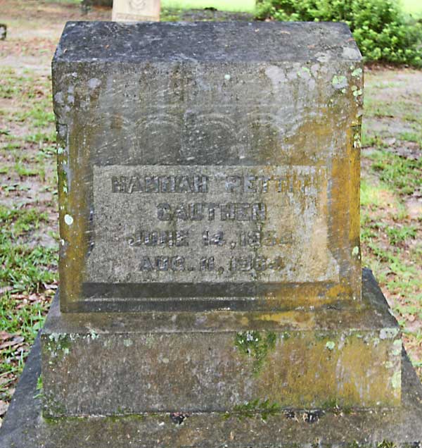 Hannah Pettit Cauthen Gravestone Photo