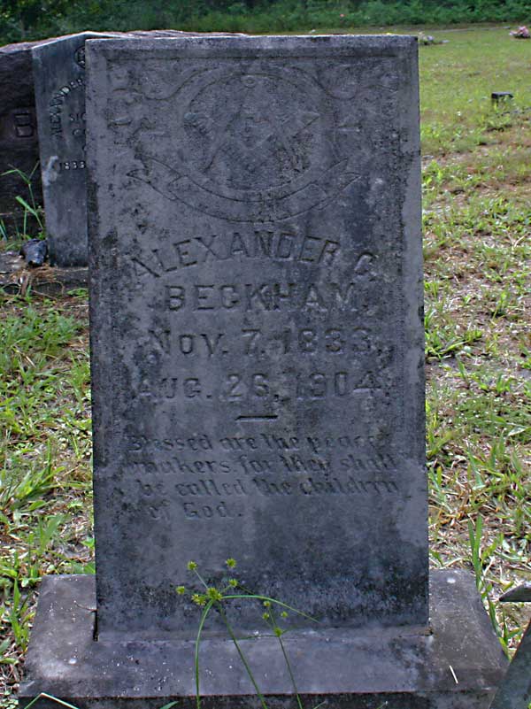 Alexander C. Beckham Gravestone Photo