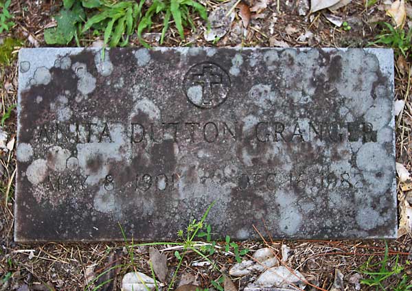 Anita Dutton Granger Gravestone Photo