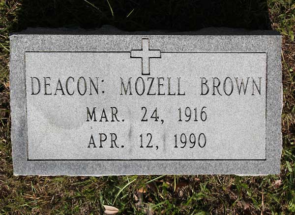 Mozell Brown Gravestone Photo