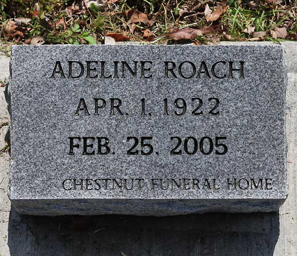Adeline Roach Gravestone Photo