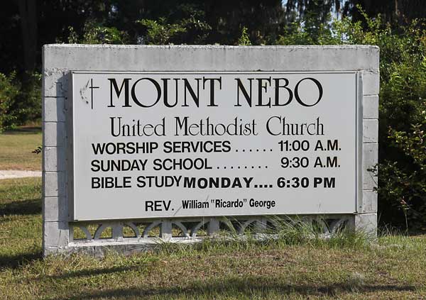  Mount Nebo Sign Gravestone Photo