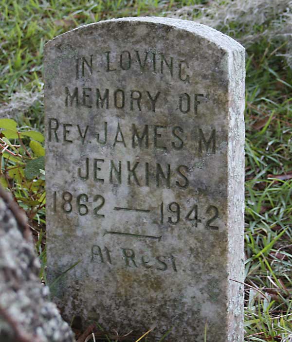 Rev. James M. Jenkins Gravestone Photo