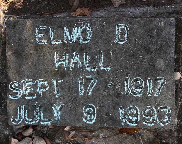 Elmo D. Hall Gravestone Photo