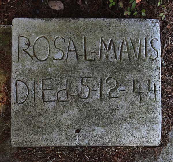 Rosa L. Mavis Gravestone Photo