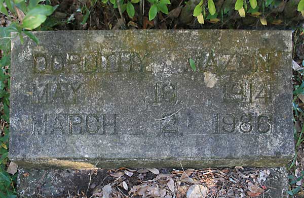 Dorothy Mazon Gravestone Photo