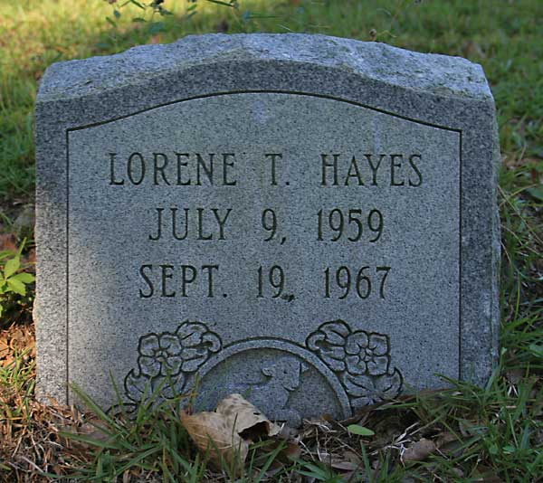 Lorene T. Hayes Gravestone Photo