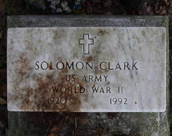 Solomon Clark Gravestone Photo