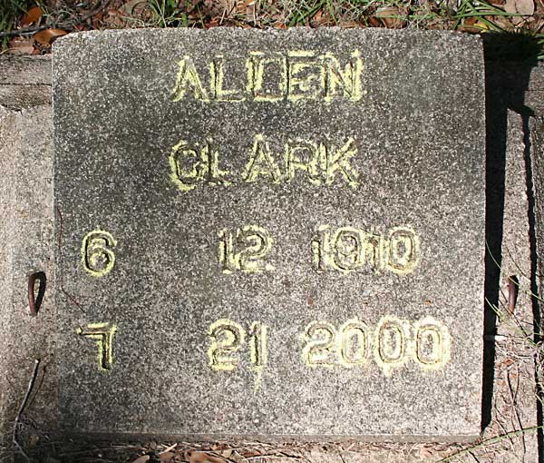 Allen Clark Gravestone Photo