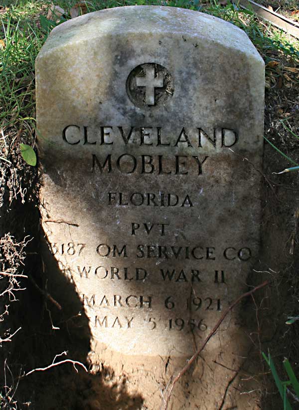 Cleveland Mobley Gravestone Photo