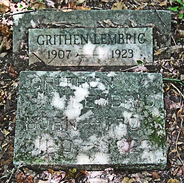 Grithen Lembric Gravestone Photo