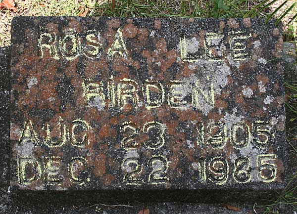 Rosa Lee Birden Gravestone Photo