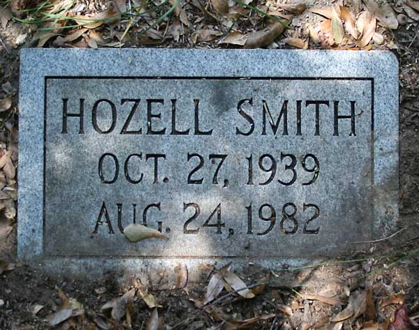 Hozell Smith Gravestone Photo