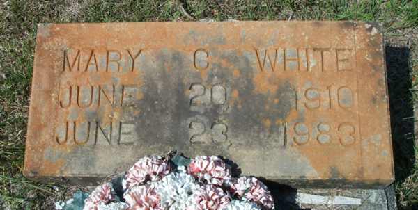 Mary C. White Gravestone Photo