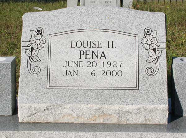Louise H. Pena Gravestone Photo