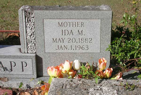 Ida M. Trapp Gravestone Photo