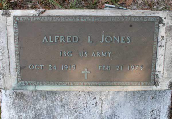 Alfred L. Jones Gravestone Photo