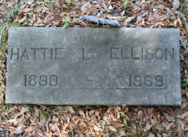Hattie L. Ellison Gravestone Photo