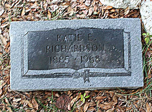 Katie E. Richardson Gravestone Photo